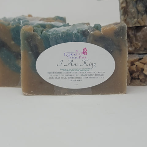 I Am King Black Soap Bar