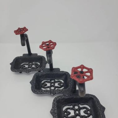 Black Faucet Soap Dish