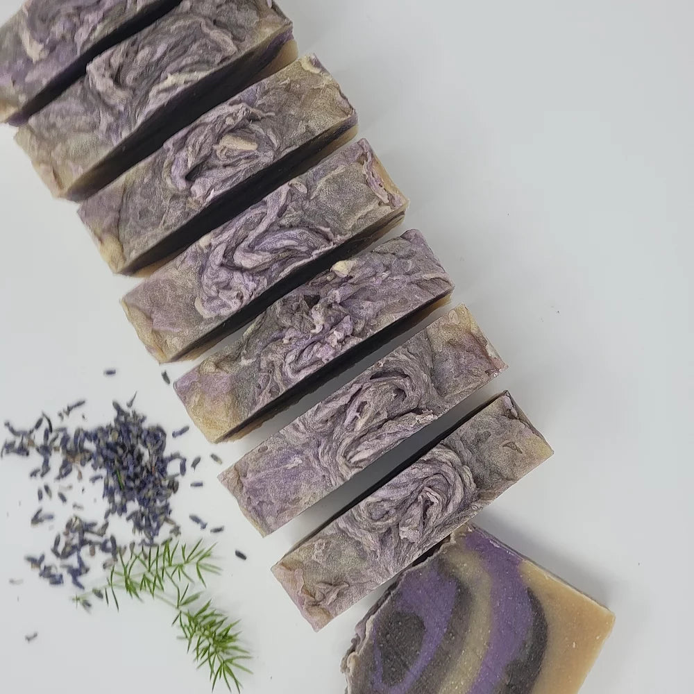 Lavender Chamomile Goat Milk Black Soap